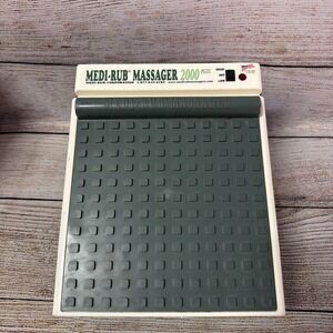 Medi-Rub Massager 2000 Plus Foot Body Massager 2-Speed Electric Used